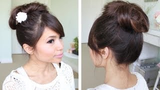 Messy Hair Bun Without Using Bobby Pins | Hair Tutorial
