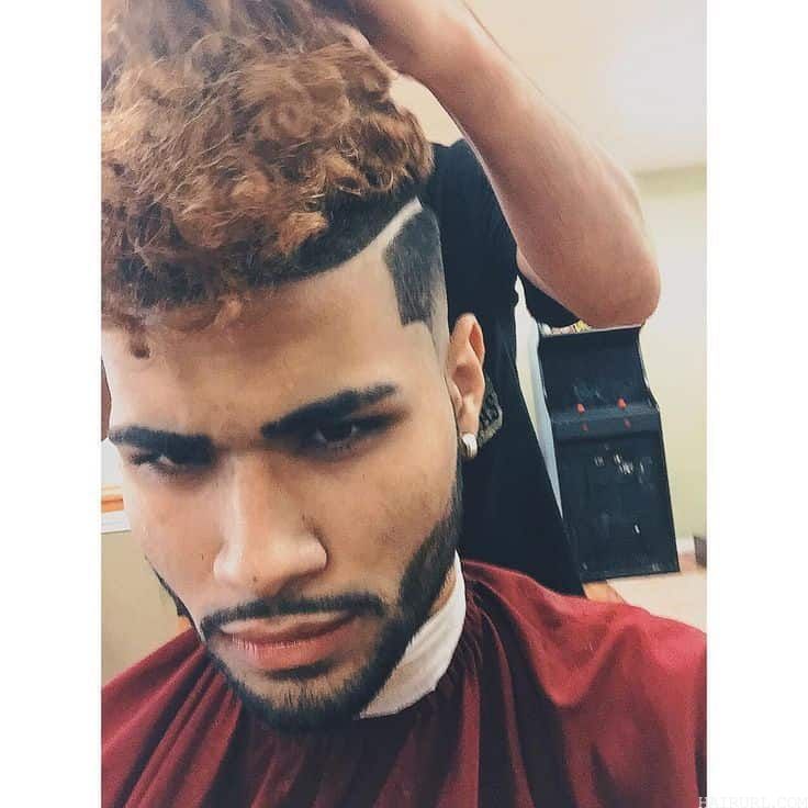Taper Fade with Color Ronnie Banks hairstyle 