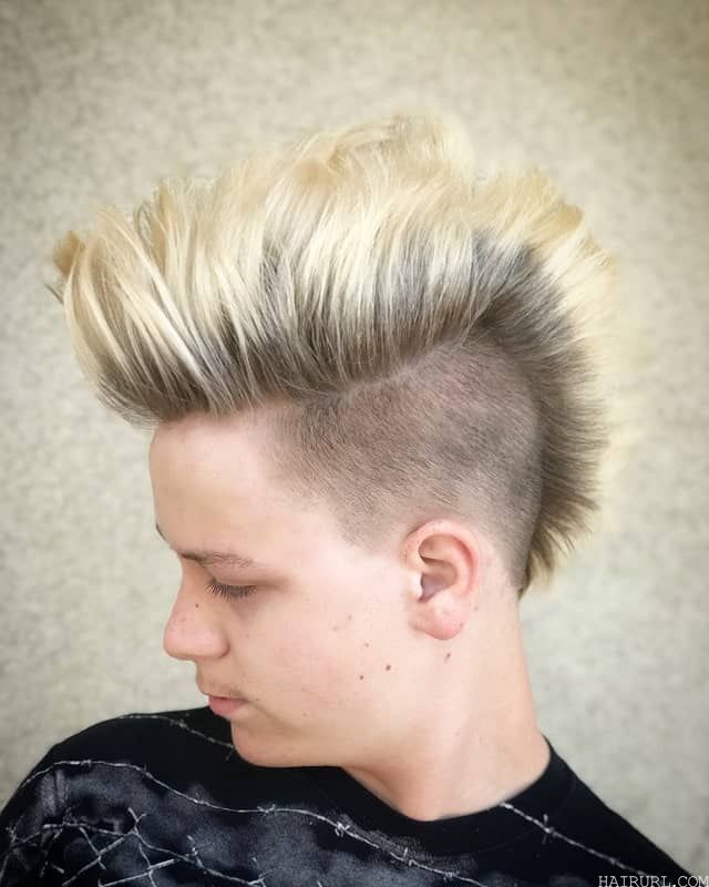punk undercut hair for men
