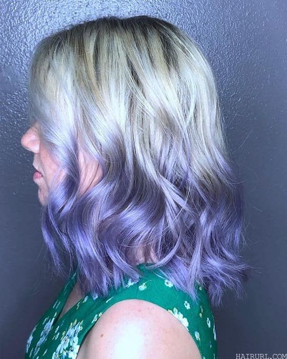 lavender purple ombre hair ideas for women