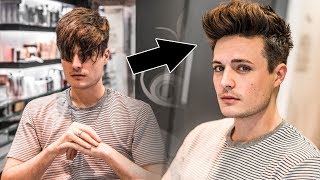 My Hair Transformation | Mens Short Messy Quiff Haircut & Hairstyle | Blumaan 2017