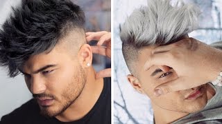 How To: Black To Silver White Ombre Hair Color For Men