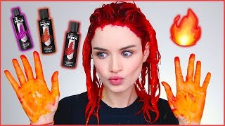 How I Get My Fiery Orange Hair W/ Arctic Fox Hair Color!