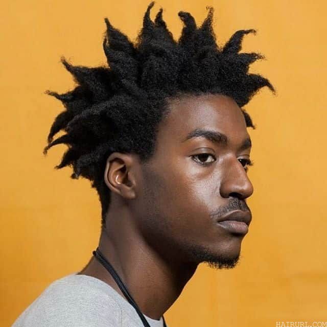 black boy spiky hair