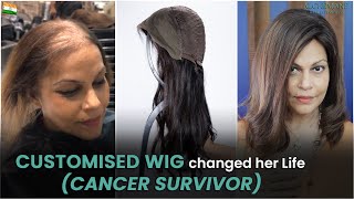 Customized Cancer Wigs For Women In India | Alchemane Hair Extensions