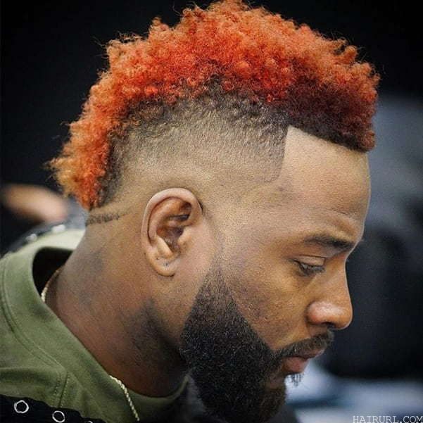 two toned fade haircut for black boy