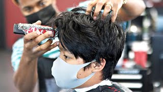 Haircut Tutorial: Drop Fade Slick Back | How To Cut The Top