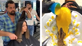 Top Best Hairstyle Transformation Videos By Mounir Salon | Hair Color Transformation Tutorials