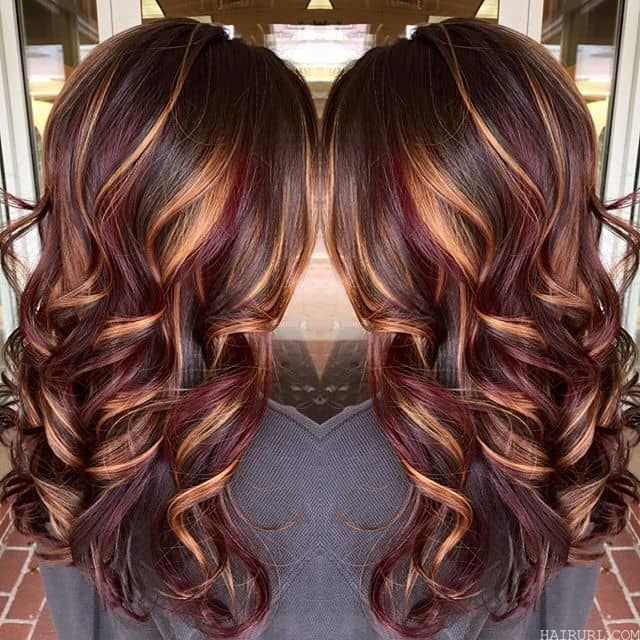 Honey Unique Hair Color Idea for Women 