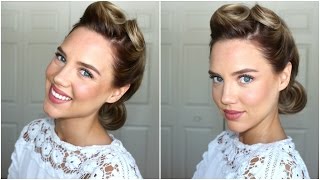 1940S Hairstyle || Victory Rolls