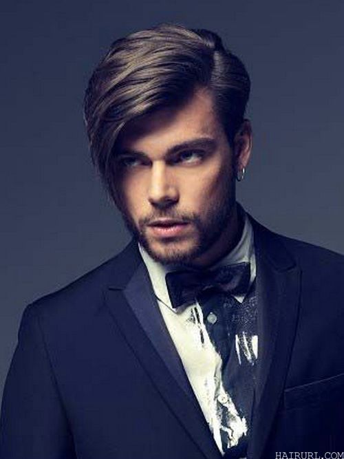  Long Side Part hairstyle for men 