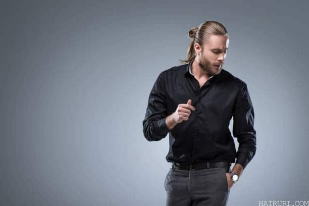 long hairstyle with a beard