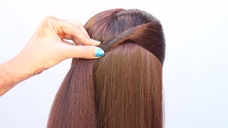 4 Quick Open Hairstyle For Wedding || Cute Hairstyle || Hair Style Girl || Teenagers Hairstyle