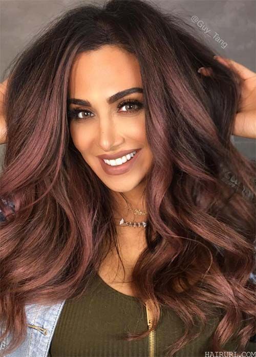 Pink Unique Hair Color for women 