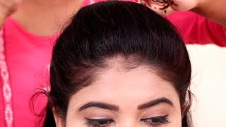 How To Style Front Hair (Trick) | Wavy Brown Braid Hairstyle | Simple Front Hairstyles For Girls