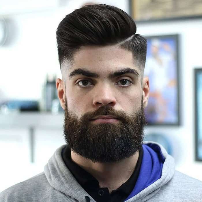 long taper haircut with low fade
