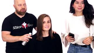 Step By Step Lob Haircut Tutorial - Thesalonguy