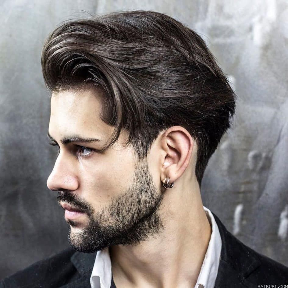Sideburns hairstyle for young men 