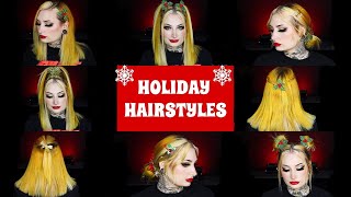 Holiday Hairstyles | Vlogmas Day 13
