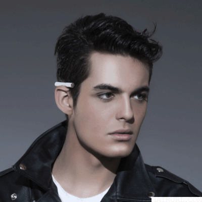cool greaser hairstyle for men