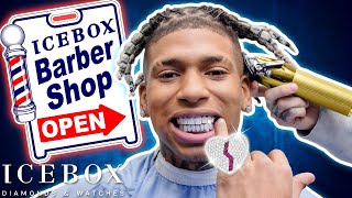 Nle Choppa Drops $100K While Getting Haircut At Icebox!
