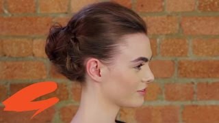 How To Do A Hair Bun With George Northwood | Get The Gloss