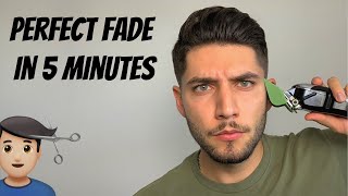Perfect Fade Self-Haircut In 5 Minutes | How To Cut Men'S Hair 2021