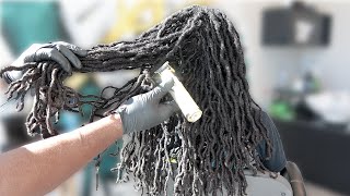 Cutting Off His Locs | First Haircut In 7Years | Epic Transformation