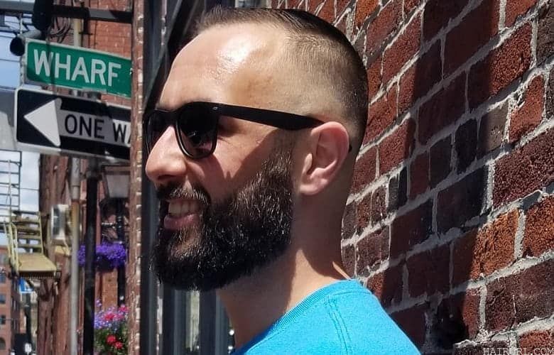 How to Style Bald Fade with Part
