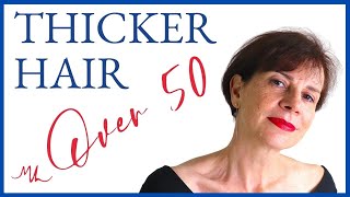   Thicker Hair For Women Over 50 | French Hair Products That Work For Fine And Thinning Hair