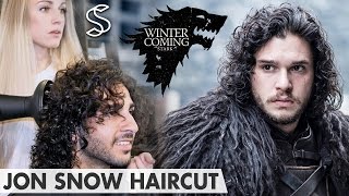 Jon Snow Hairstyle - Game Of Thrones Kit Harington - Curly Hair Men