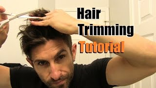 The Easy Home Haircut | How To Cut Your Own Hair At Home | Trimming Tips & Tricks