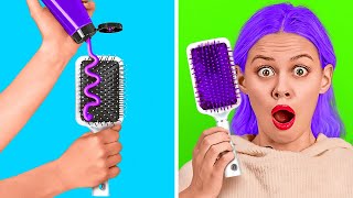 Cool Hair Hacks To Save Your Time || Awesome Hairstyle Ideas And Tips