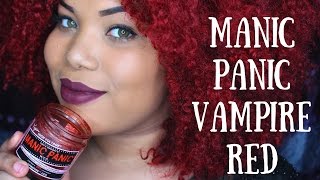 Manic Panic Vampire Red Hair Dye | Answering Questions On My Color!