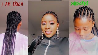 How To: Do Ghana Weaving Braid../Protective Hairstyle// No Left Out....