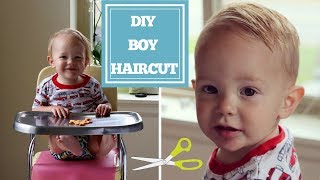 How To Cut Toddler Boys Hair || Diy || Cute Boys Haircut