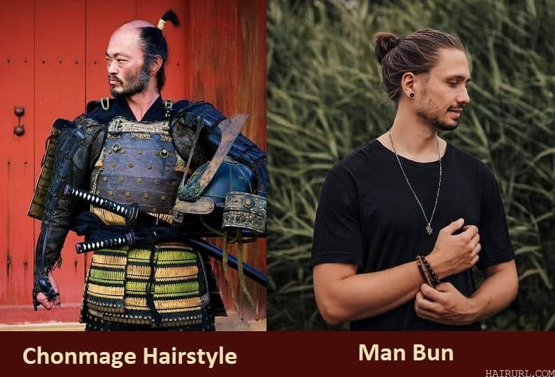 Chonmage Hairstyle vs. Man Bun