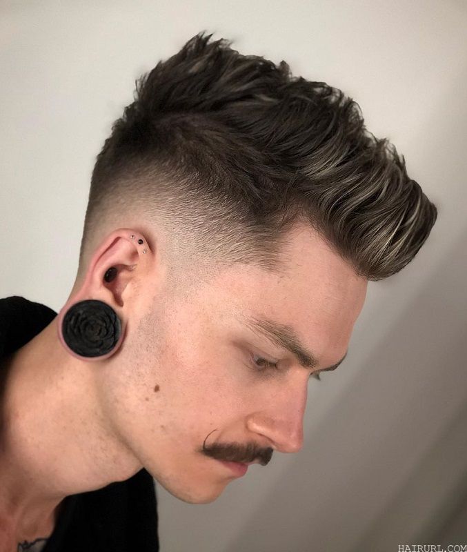 taper fade for straight hair