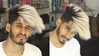 Snow White To Moonstone Icy Silver | Hair Color Transformation 2018 (Keratin Treatment) Ratan Singh