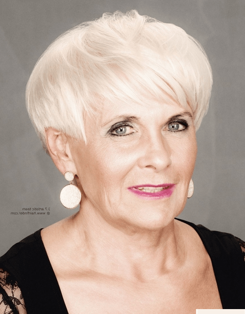 short haircuts for older ladies