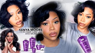 Trying Kenya Moore'S Hair Care Line!