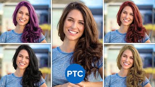 How To Change Hair Color In Photoshop - Easy Yet Powerful Technique!