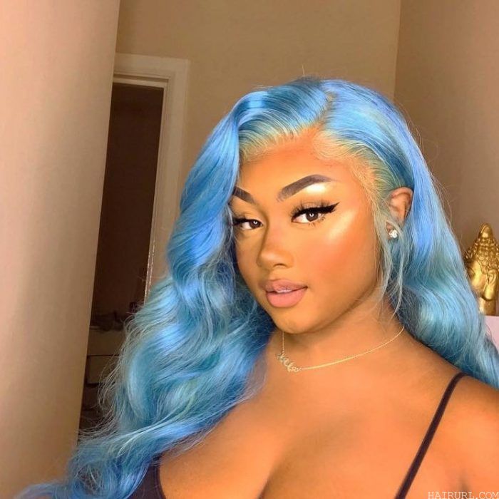 black women with blue hair