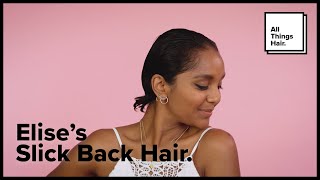 Slick Back Hair Tutorial For Women | All Things Hair