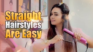 Straight Hairstyles Are Easy | Gayathri Dias