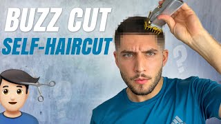 Buzz Cut Self-Haircut Tutorial | How To Cut Your Own Hair
