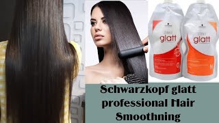 Permanent Hair Straightening/Rebonding/Smoothning/Straight Hair By Schwarzkofp Glatt At Home