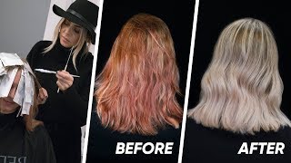 Extreme Hair Color Correction - Step By Step