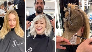 Short Haircuts | Hair Transformation And Makeover | Women Haircuts And Hair Color