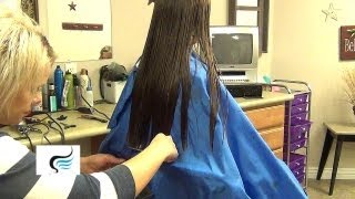 How To Cut Hair Straight Across - Straight Cut Hair Tutorial Haircut By Radona